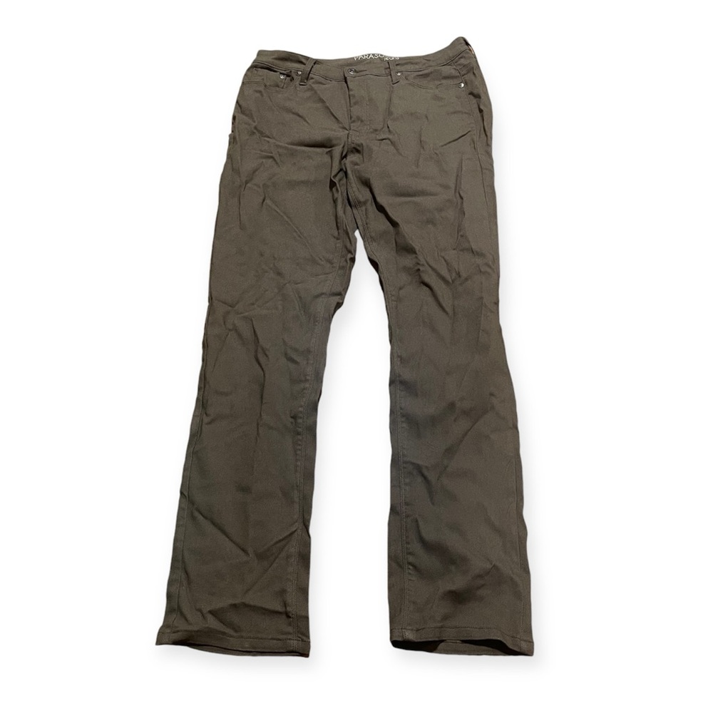 Parasuco Jeans Straight Leg Pants Olive Brown Size 12